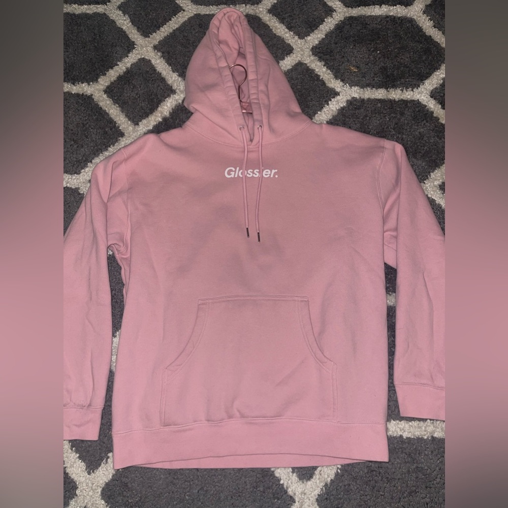 Glossier Pink Hoodie